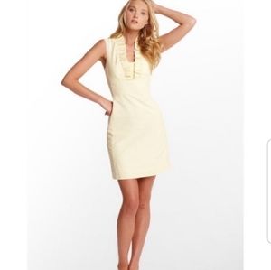 Lilly Pulitzer Adeline Ruffled Seersucker Shift 